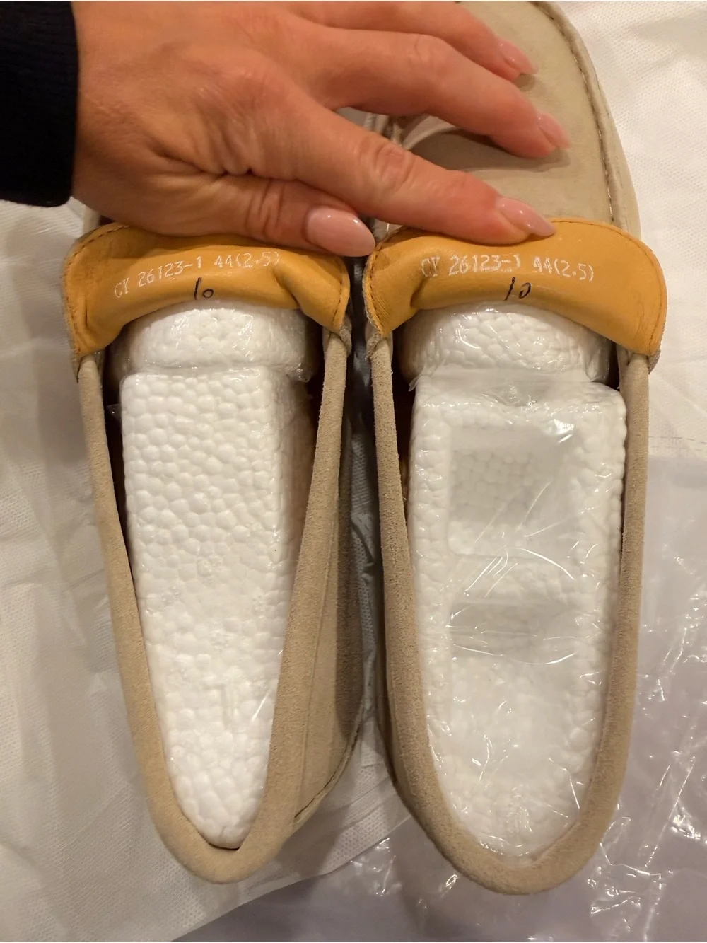 Men's Suede Slip-On Loafers in Tan